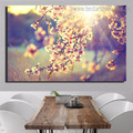 Sakura Flowers Landscape Nature Framed Painting Picture Canvas Print for Room Wall Decor