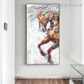 Half Calico Horse Abstract Graffiti Framed Painting Picture Canvas Print for Room Wall Onlay
