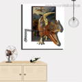 Pterodactyl Animal Modern Framed Painting Image Canvas Print for Room Wall Equipment