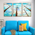 Trees Abstract Landscape Framed Painting Image Canvas Print for Room Wall Garniture