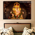 God Ekdant Religious Modern Framed Painting Image Canvas Print for Room Wall Decor