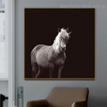 Mare Animal Modern Framed Smudge Photo Canvas Print for Room Wall Disposition