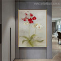 Gillyflower Abstract Floral Modern Framed Painting Picture Canvas Print for Room Wall Disposition