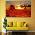 Monument Valley Nature Framed Painting Picture Canvas Print for Room Wall Onlay