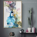 Colorful Flecks Abstract Watercolor Graffiti Framed Painting Pic Canvas Print for Room Wall Decor
