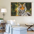 Scapegrace Tiger Animal Modern Framed Painting Portrait Canvas Print for Room Wall Decoration