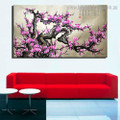 Chinese Plum Blossom Floral Modern Framed Painting Image Canvas Print For Room Wall Getup