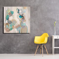 Colorful Smears Abstract Modern Framed Smudge Image Canvas Print for Room Wall Finery