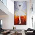 Dancing Lady Abstract Modern Framed Artwork Image Canvas Print for Room Wall Decoration