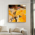 Colorful Blemish Abstract Impressionist Modern Framed Painting Picture Canvas Print for Room Wall Decoration