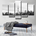 Toronto View City Nature Framed Painting Photo Canvas Print for Room Wall Assortment