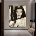 Vivien Leigh Figure Hollywood Vintage Framed Effigy Image Canvas Print for Room Wall Assortment