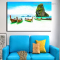 Krabi Landscape Nature Modern Framed Painting Photo Canvas Print for Room Wall Tracery