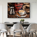 Coffee Cup Food Modern Framed Painting Picture Canvas Print for Room Wall Assortment