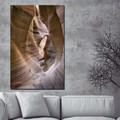 Desert Vale Landscape Modern Framed Painting Image Canvas Print for Room Wall Flourish