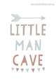 Little Man Kids Quote Framed Artwork Picture Canvas Print