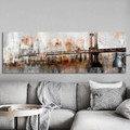 George Washington Bridge Painting Print for Living Room Wall Decor