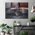 Cat Reflection Painting Print