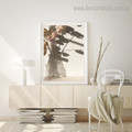 Plant Shadow Abstract Botanical Nordic Framed Painting Photograph Canvas Print for Room Wall Decoration