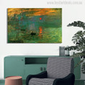 Sunrise Famous Artist Painting Canvas Print