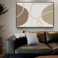 Twirly Line Abstract Modern Framed Artwork Photo Canvas Print for Room Wall Assortment