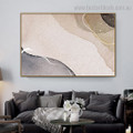 Circuitous Streaks Abstract Modern Framed Artwork Pic Canvas Print for Room Wall Ornament
