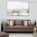 Beachgrass Nature Framed Artwork Photo Canvas Print for Room Wall Garniture