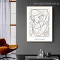 Abstract Figures Modern Framed Painting Picture Canvas Print for Room Wall Assortment