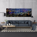 City Hong Kong Modern Wall Art Print for Living Room Decor