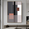 Square Rectangle Abstract Contemporary Framed Painting Picture Canvas Print for Room Wall Decor