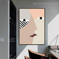 Kiss Abstract Contemporary Framed Painting Photo Canvas Print for Room Wall Outfit