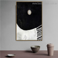 Rotund Abstract Modern Framed Artwork Picture Canvas Print for Room Wall Adornment