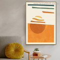 Twisty Straight Lines Abstract Modern Framed Painting Pic Canvas Print for Room Wall Decoration