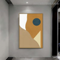 Sphere Abstract Scandinavian Framed Painting Portrait Canvas Print for Room Wall Assortment