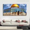 The Dome of the Rock Islamic Modern Picture Print for Lounge Wall Decor