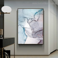 Chromatic Marble Abstract Contemporary Framed Portrayal Picture Canvas Print for Room Wall Decor
