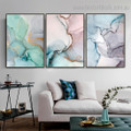 Seams Abstract Contemporary Framed Artwork Photo Canvas Print for Room Wall Drape