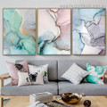 Seams Abstract Contemporary Framed Artwork Photo Canvas Print for Room Wall Decor