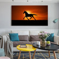 Rushing Horse Modern Animal Photo Print for Lounge Decor