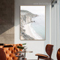 Cliffs Landscape Retro Framed Painting Pic Canvas Print for Room Wall Molding