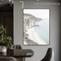 Cliffs Nature Retro Framed Painting Pic Canvas Print for Room Wall Onlay
