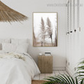 Reeds Botanical Contemporary Framed Painting Pic Canvas Print for Room Wall Flourish