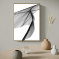 Line Texture Abstract Modern Framed Painting Photograph Canvas Print for Room Wall Adornment