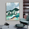 Won Landscape Nature Contemporary Framed Artwork Image Canvas Print for Room Wall Disposition