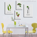 Vegetables Modern Wall Art Painting Print for Dining Room Decor
