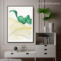 Glided Curves Abstract Modern Framed Painting Picture Canvas Print for Room Wall Ornamentation