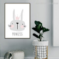 Mule Crown Princess Abstract Animal Modern Framed Painting Pic Canvas Print for Room Wall Décor
