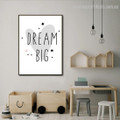 Big Reverie Abstract Typography Modern Framed Painting Potrait Canvas Print for Room Wall Decoration