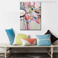 Hued Posy Abstract Watercolor Painting Print