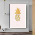 Resplendent Pineapple Abstract Nordic Framed Artwork Pic Canvas Print for Room Wall Garnish